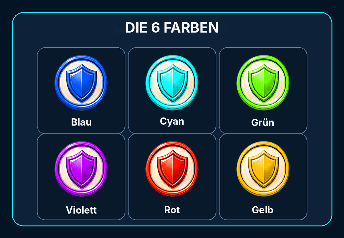 Die 6 Farben