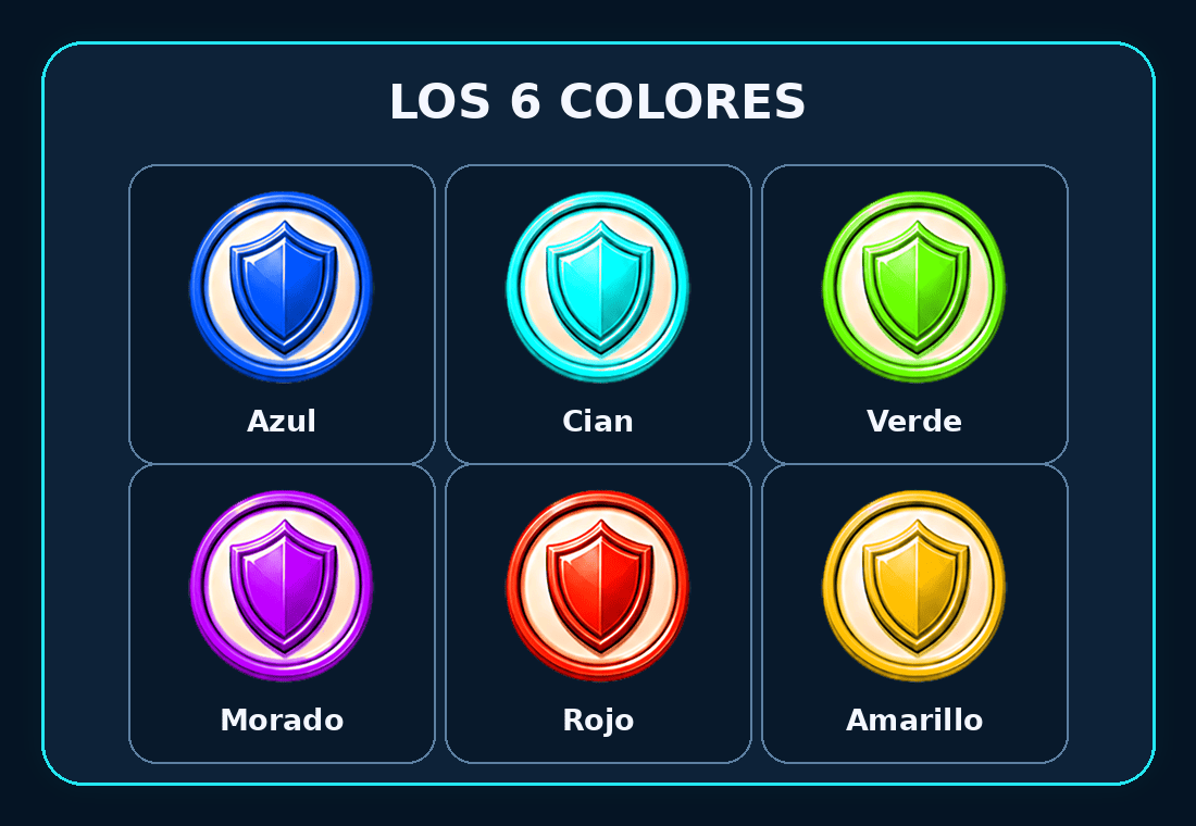 Los 6 colores