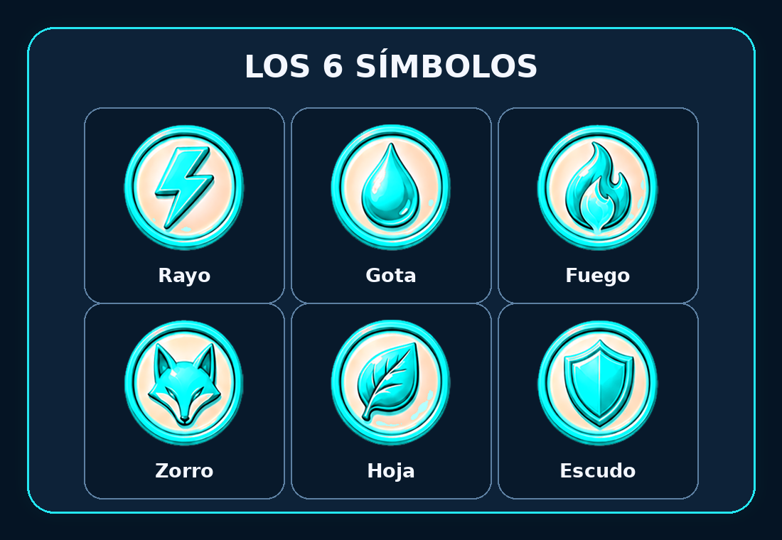 Los 6 símbolos